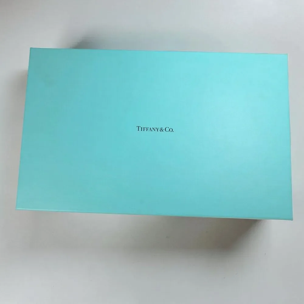 Tiffany & Co Robin Egg Blue Gift Box Large 13x8x6.5 Presentation Storage Flaws